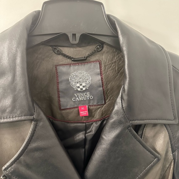 NWT Vince Camuto Leather Jacket Size XL - Picture 5 of 14